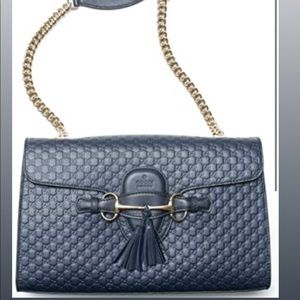 Authentic Gucci Shoulder Bag Leather handbag